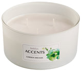 Glass Filled Scented 3 Wick Candle 75/137 - Garden Dreams