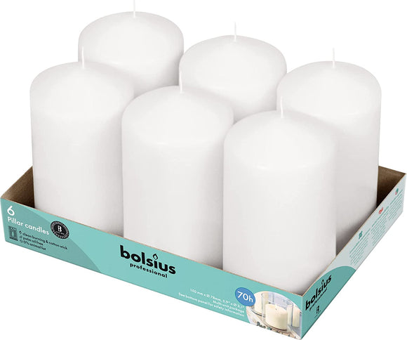 Bolsius Bougies pilier rustiques Shine 8 pcs 100x50 mm Vert olive Bolsius Bougies pilier rustiques Shine 8 pcs 100x50 mm Vert olive