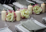Bolsius Ivory Regular Church Pillar Candle (Pack of 4) - 100mm x 50mm