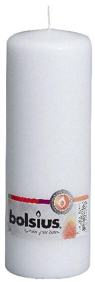 Bolsius White Pillar Church Candle - 200mm X 70mm