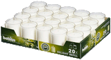 Bolsius Clear Relight 24 Hour Burn Candles (Pack of 20)