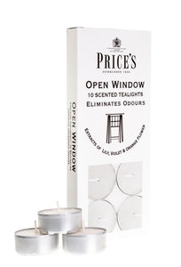 Prices Scented Tea Lights (Pack of 10) - Open Window