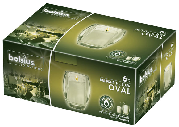 Oval Design Relight Holders (Box of 6)