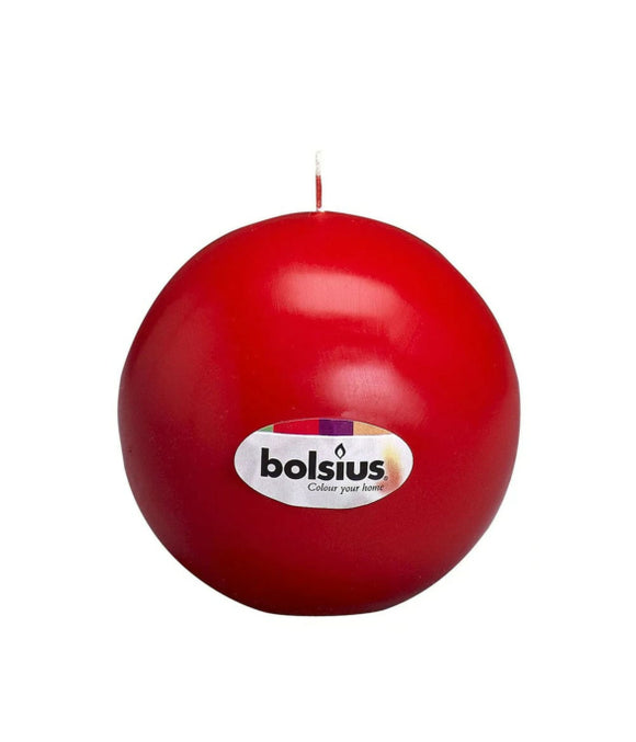 Bolsius Red 70mm Ball Candle