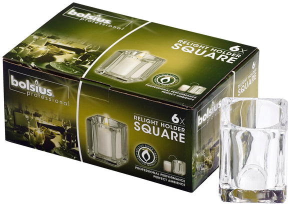 Square Design Relight Holders (Box of 6)