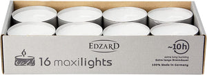 Wenzel Silver Cup 10 Hour Maxi Tealights (Pack of 16)