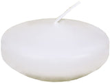 Large White Floating Candles 80mm (Pack of 8)